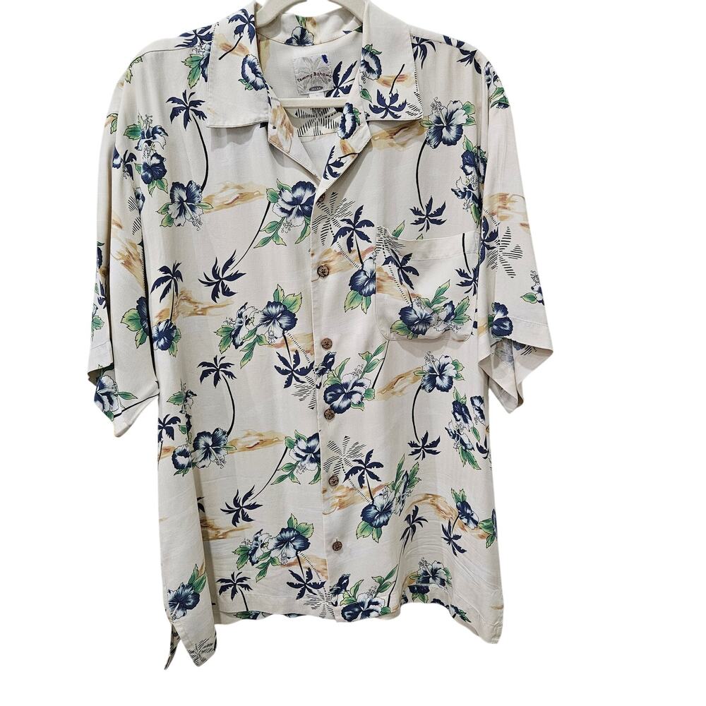 Men's 100% Silk Tommy Bahama Relax Shirt Size Medium
